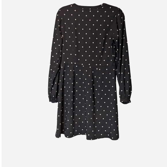 Pre-owned Polka Dot Black Dress - Picture 2 of 7